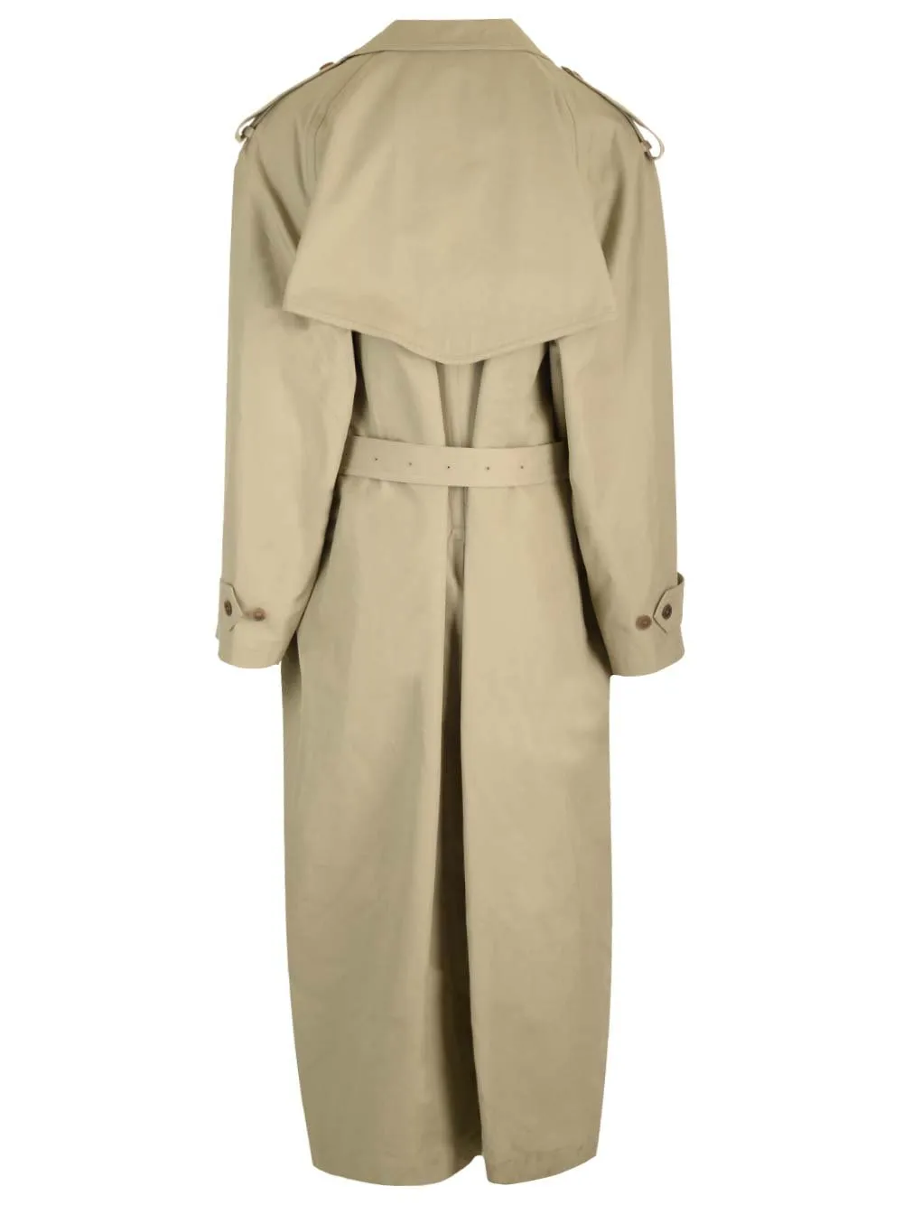 Double-Breasted Belted Coat