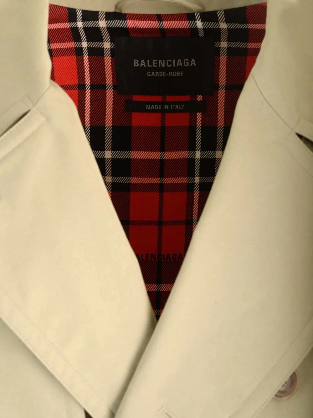 Double-Breasted Belted Coat