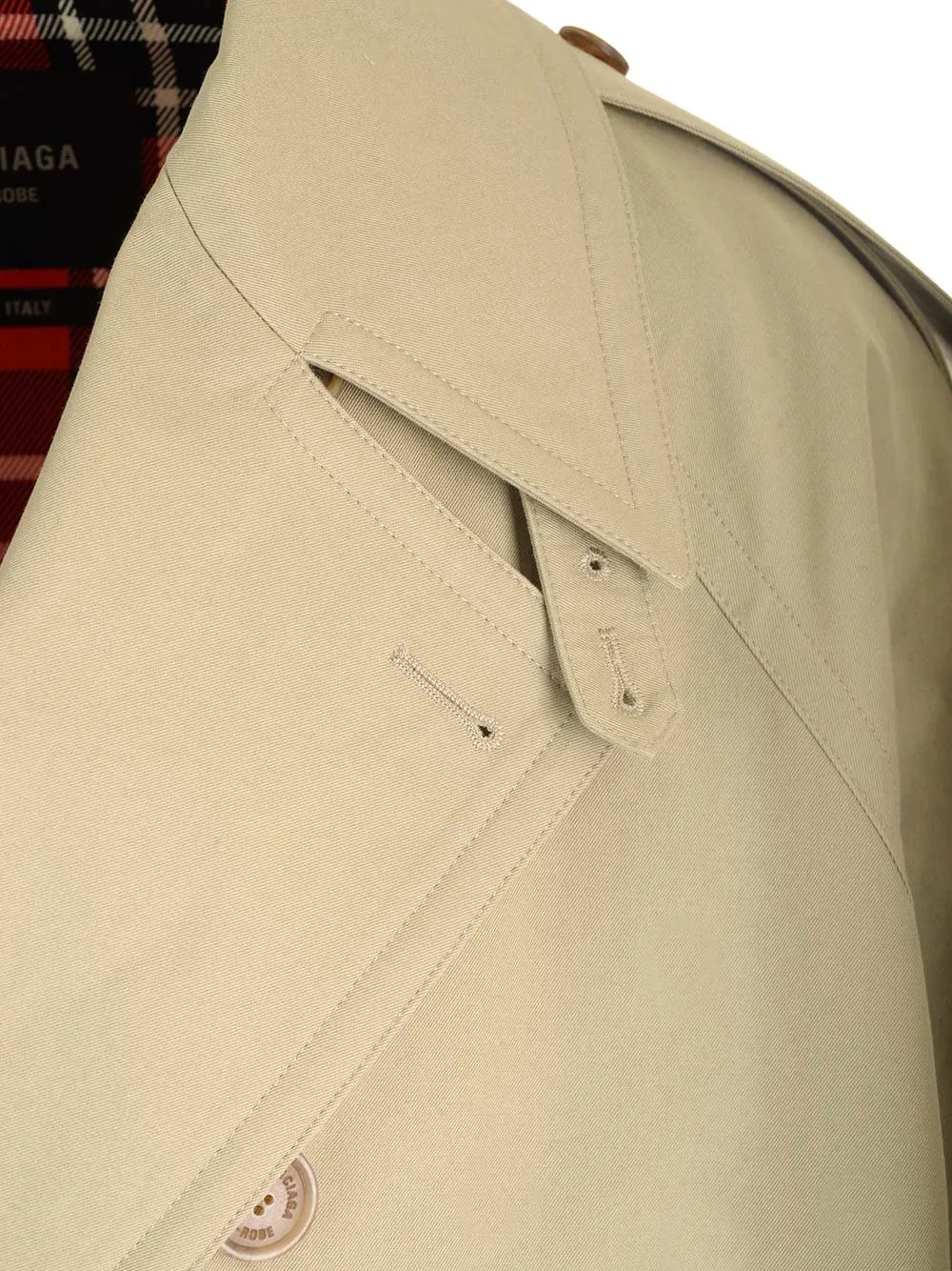 Double-Breasted Belted Coat