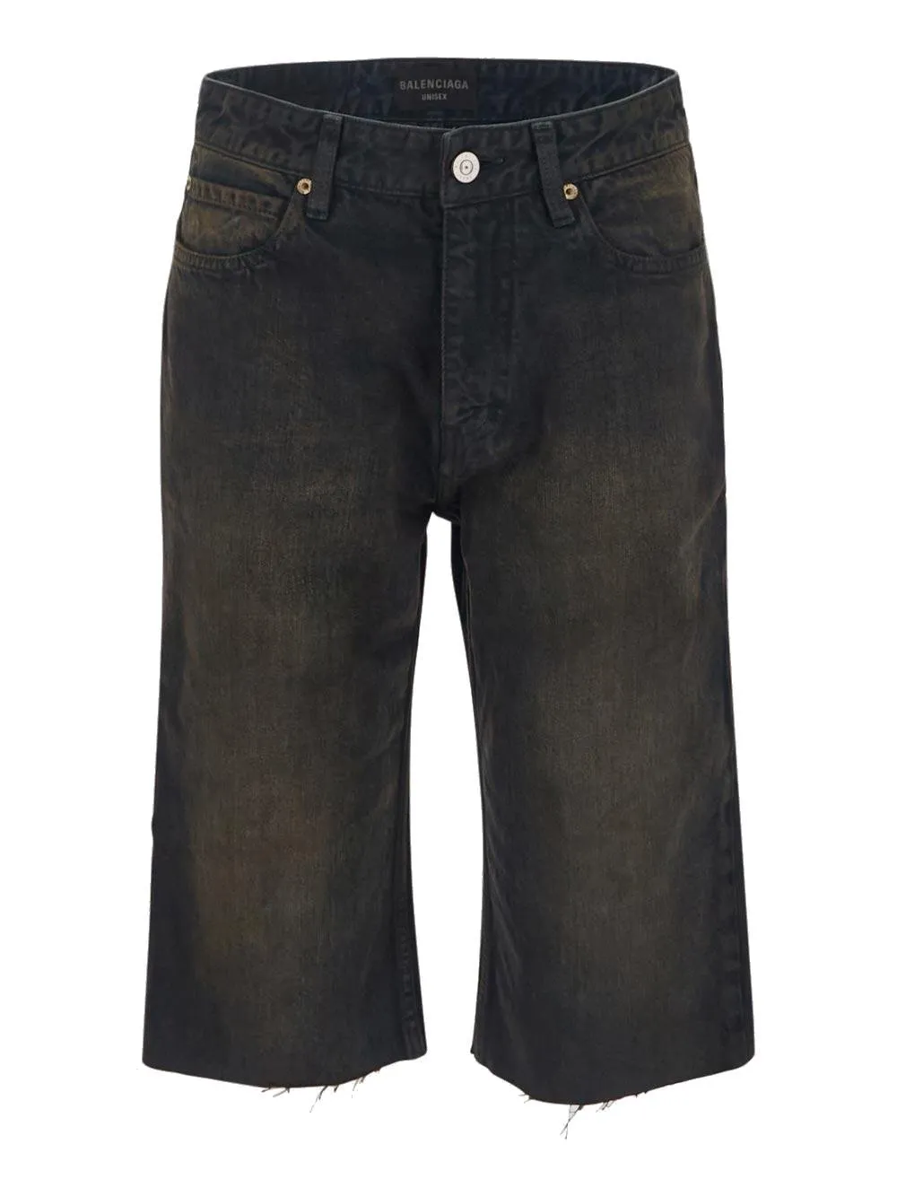 Frayed Edge Denim Shorts
