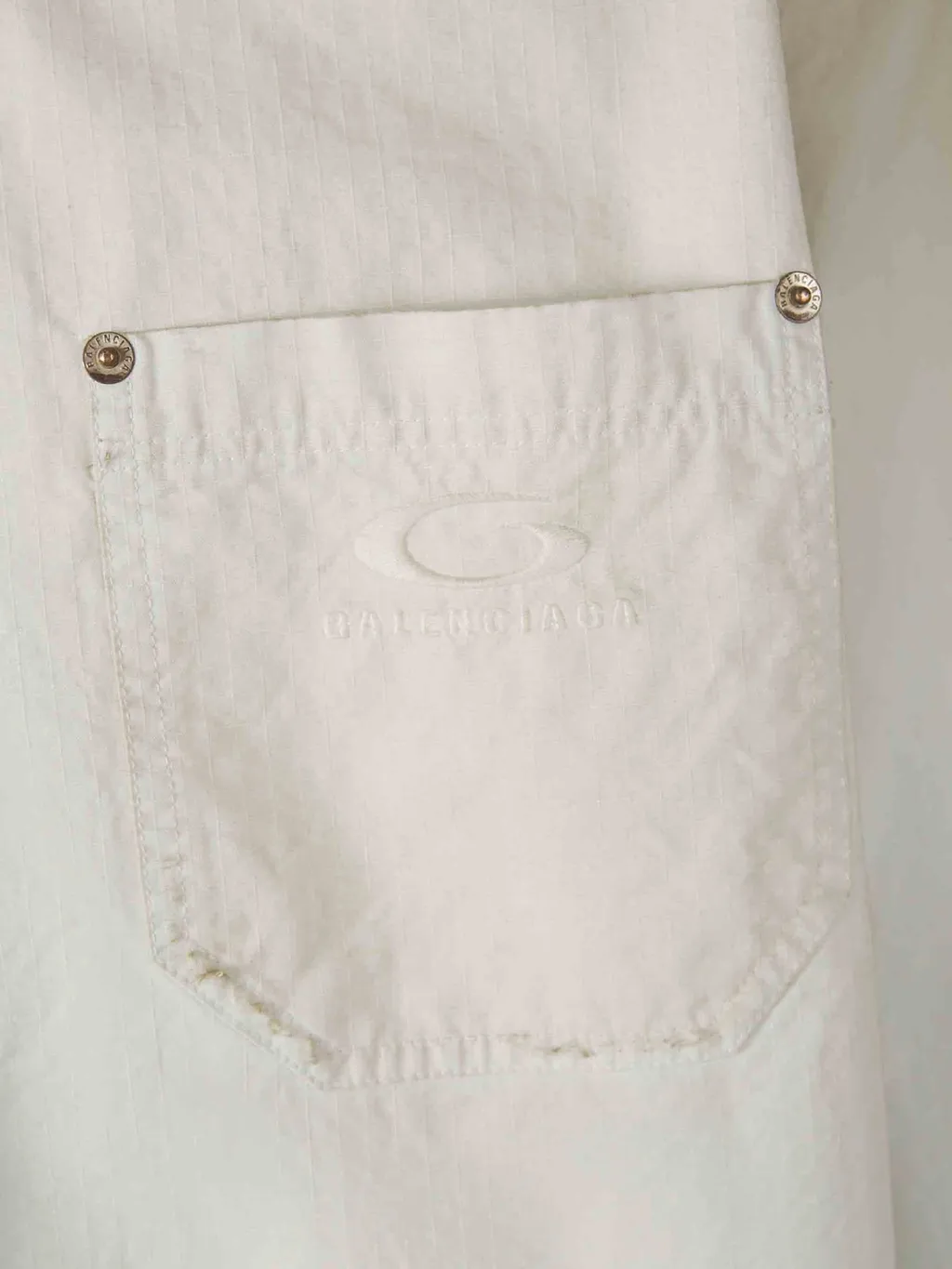 Dirty-Effect Workwear Overshirt
