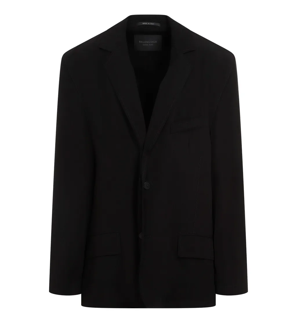 Single-Breasted Tailored Jacket