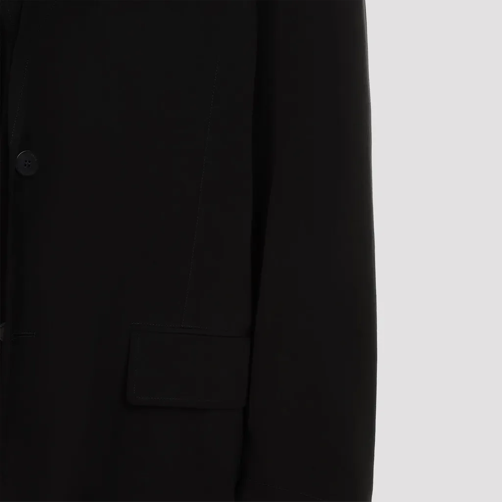 Single-Breasted Tailored Jacket