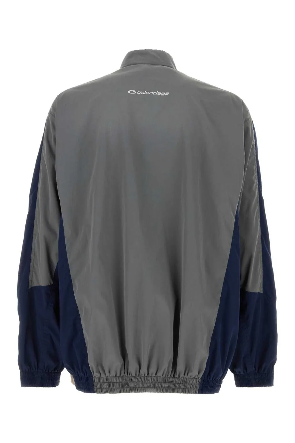 Distressed Panelled Tracksuit Shirt