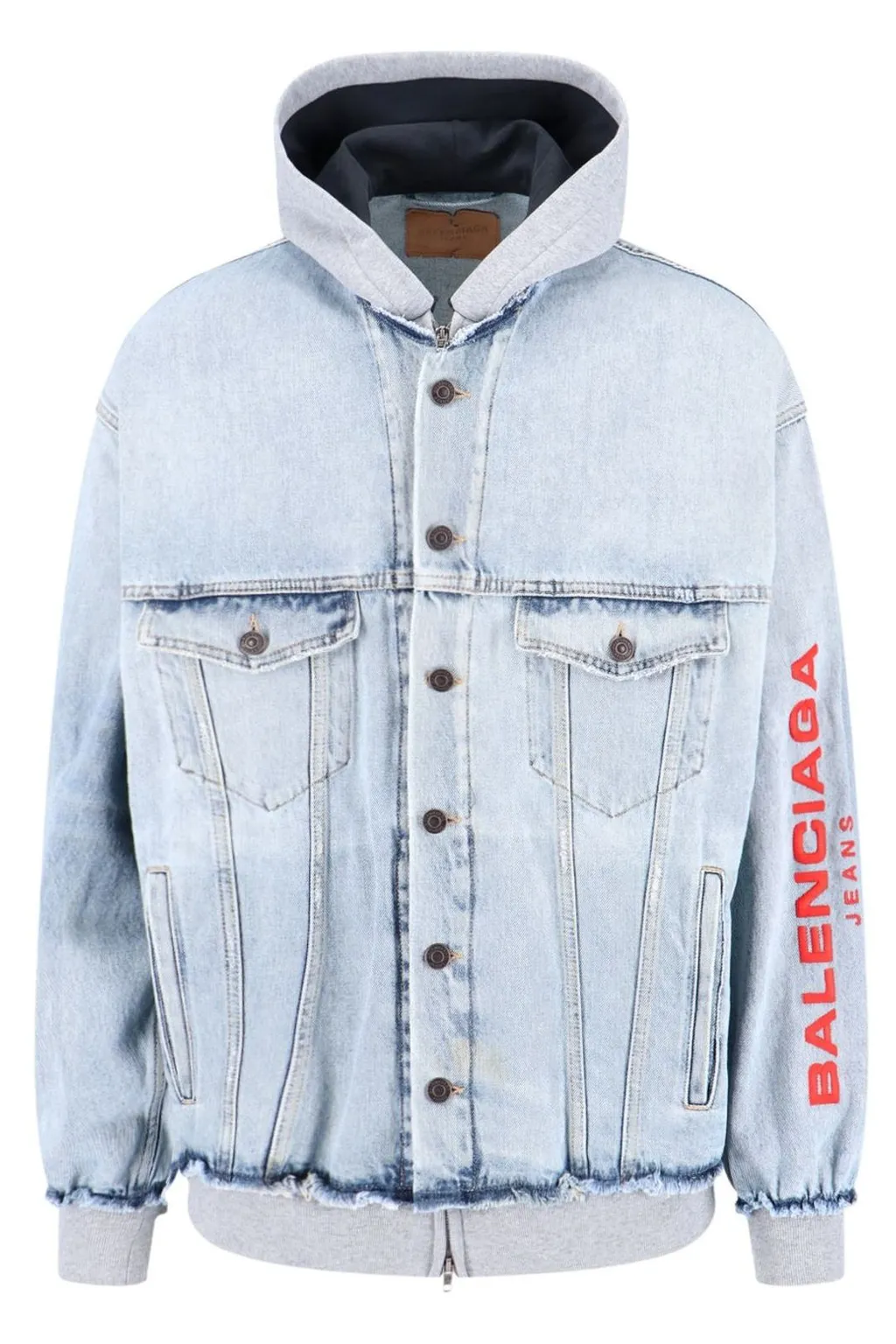 Hooded Denim Jacket