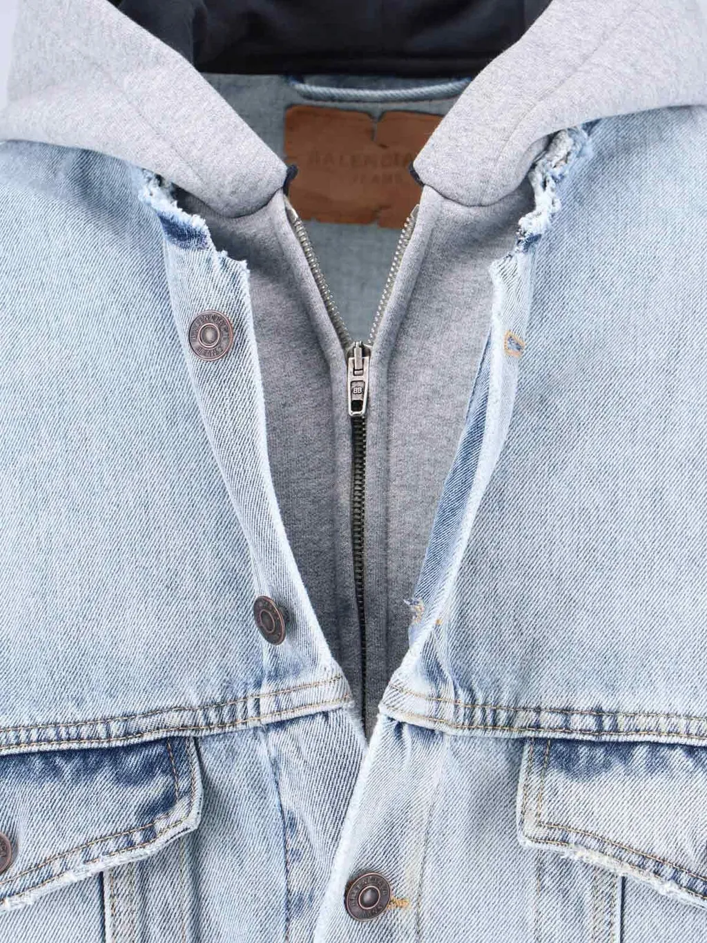 Hooded Denim Jacket