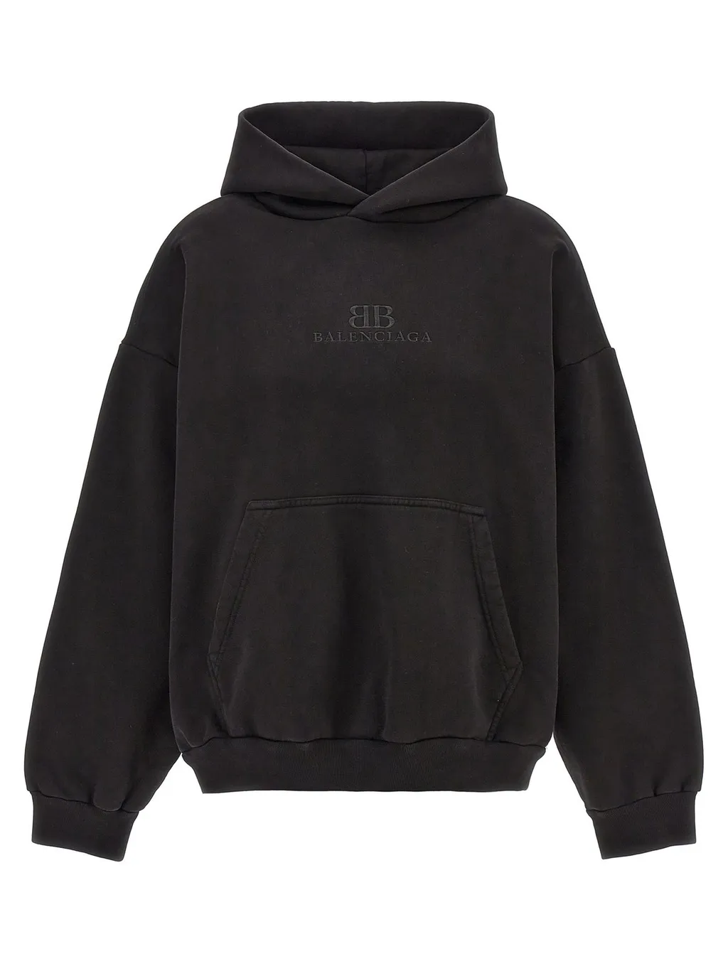 Bb Logo Embossed Hoodie
