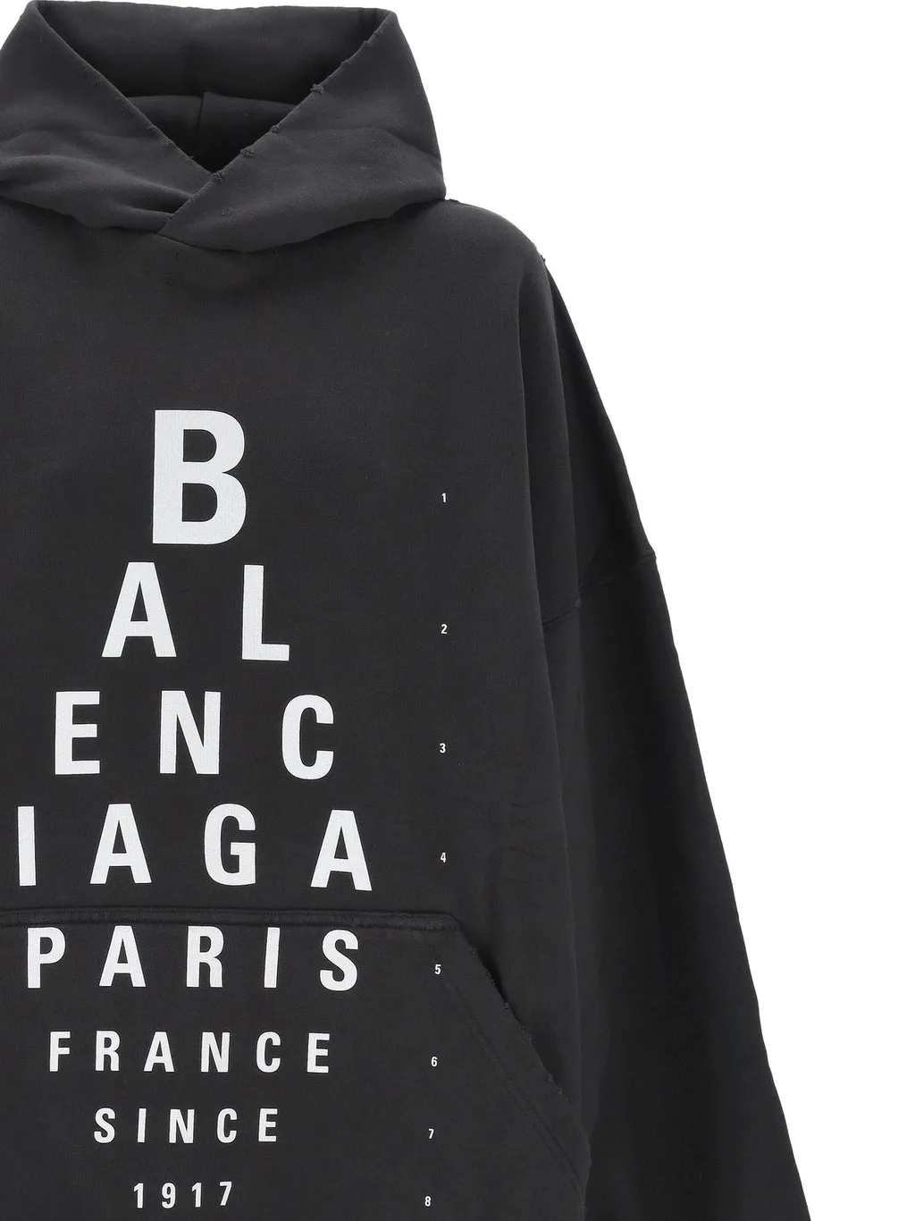Optical Logo Printed Hoodie