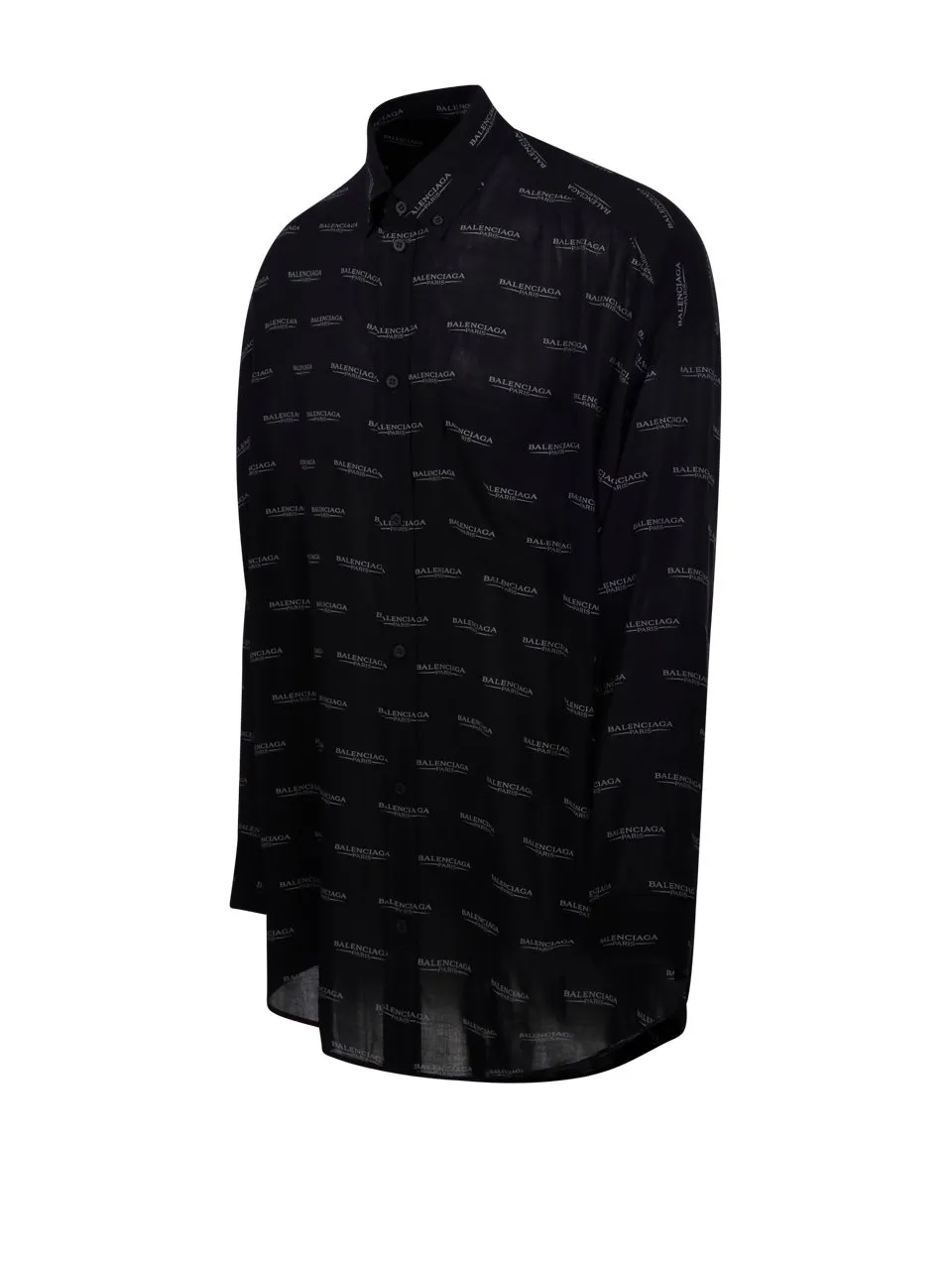 All-Over Logo Long-Sleeve Shirt