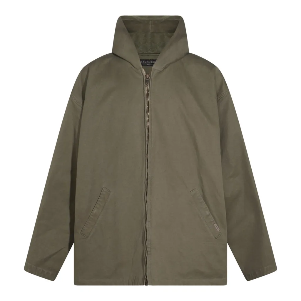 Zip-Up Hooded Jacket
