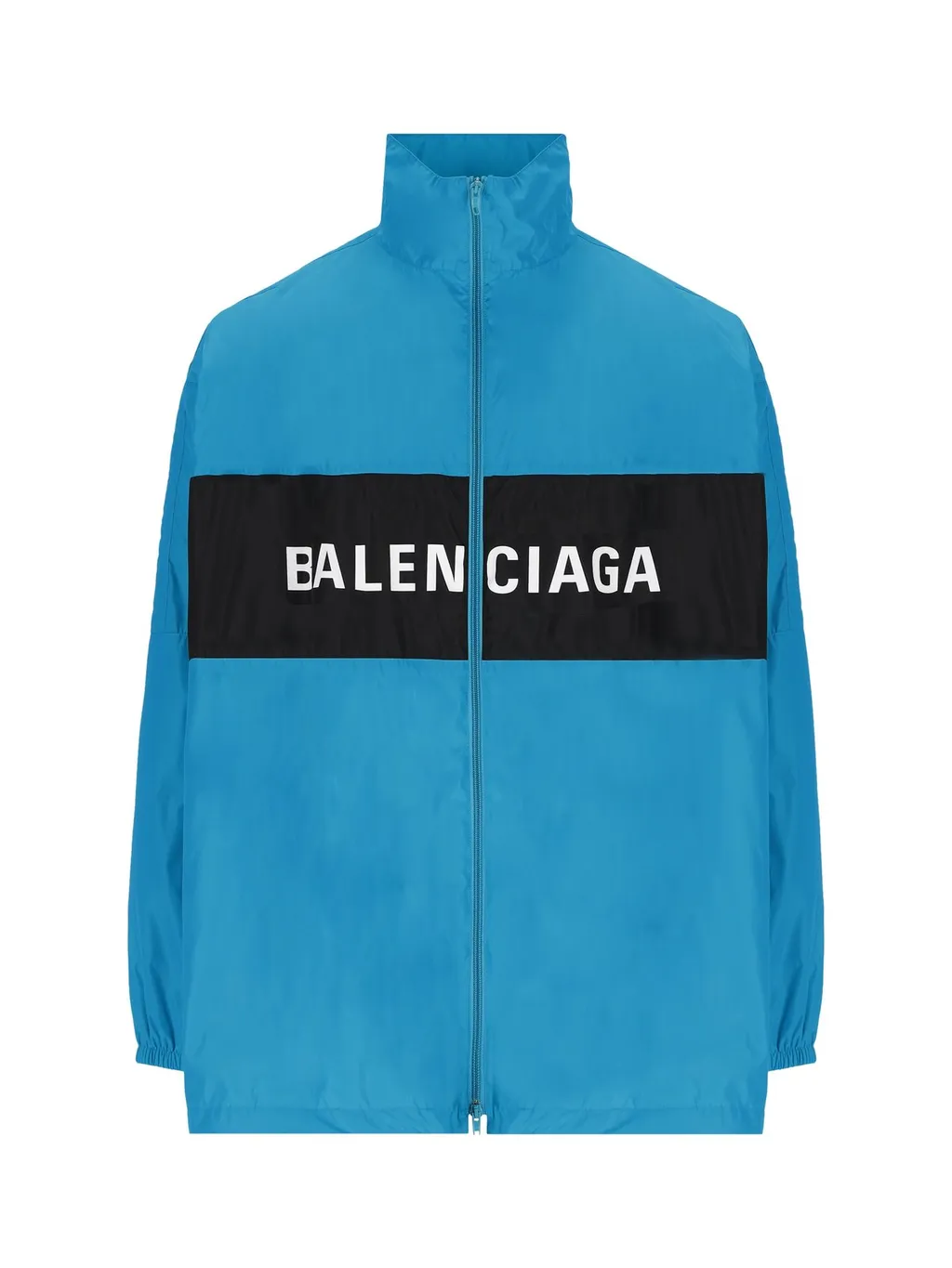Logo Printed High-Neck Jacket