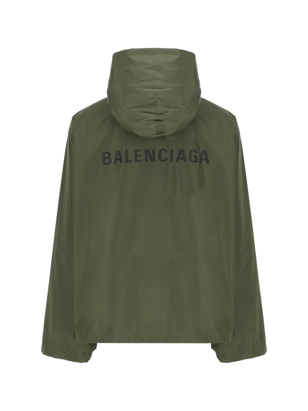 Logo Printed Hooded Jacket