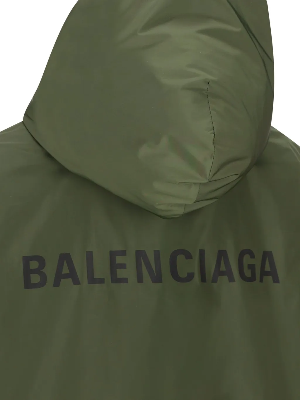 Logo Printed Hooded Jacket