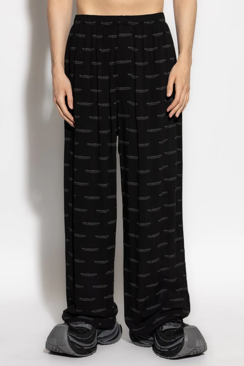 Monogram Loose Fitting Trousers