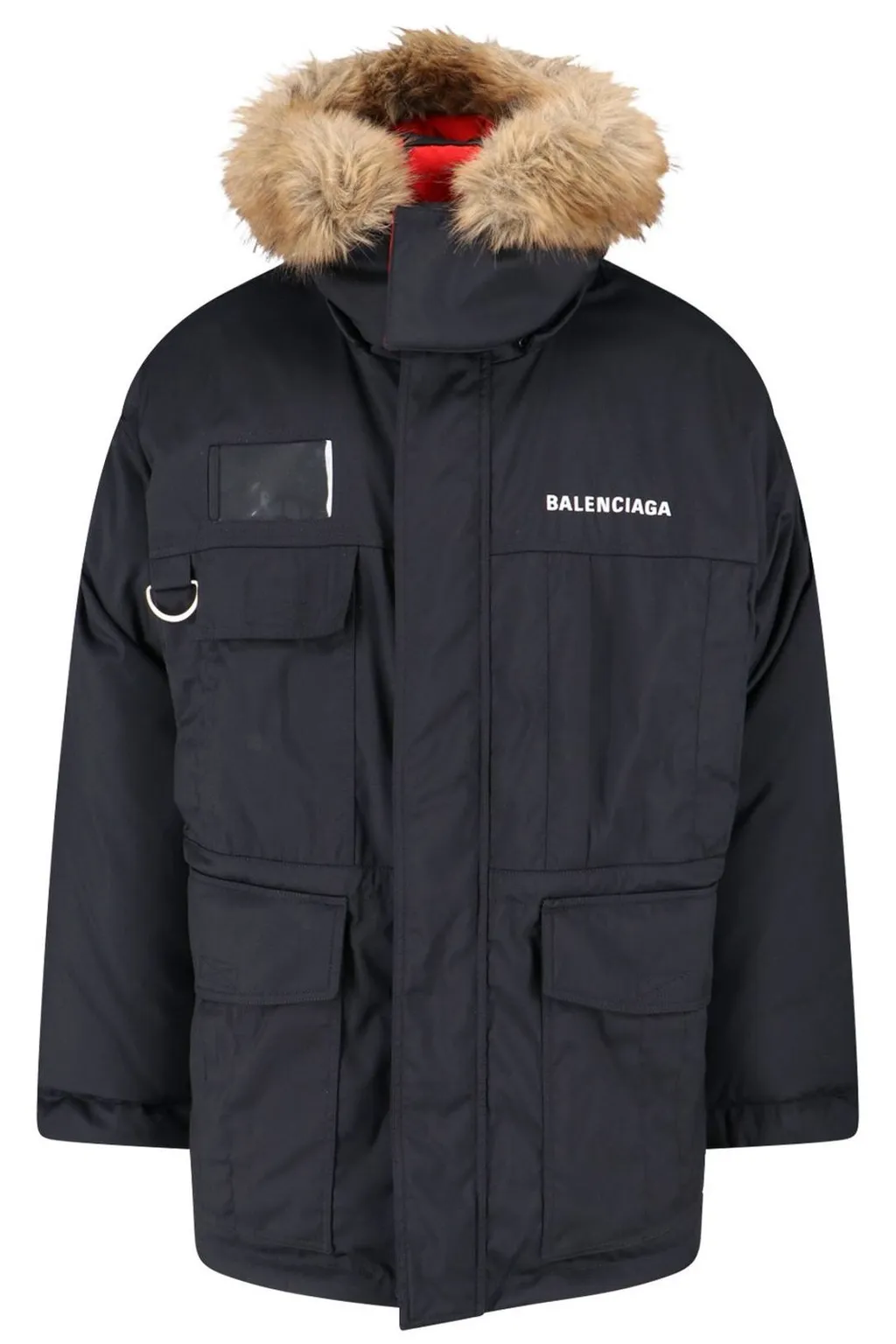 Logo Patch Reversible Hooded Jacket