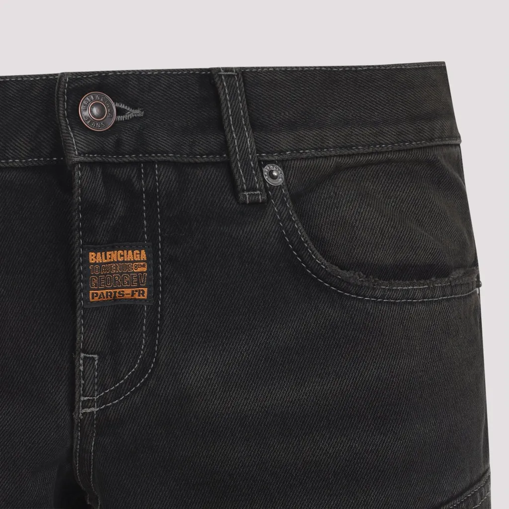 Fitted Low-Waisted Jeans
