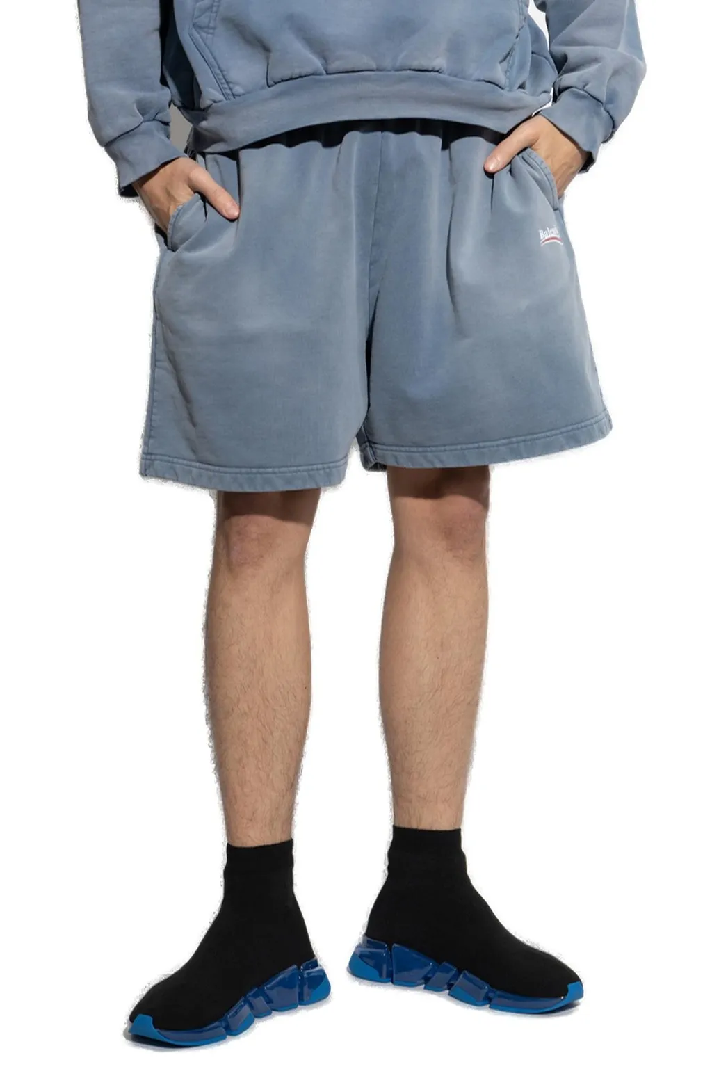 Faded Political Campaign Sweat Shorts