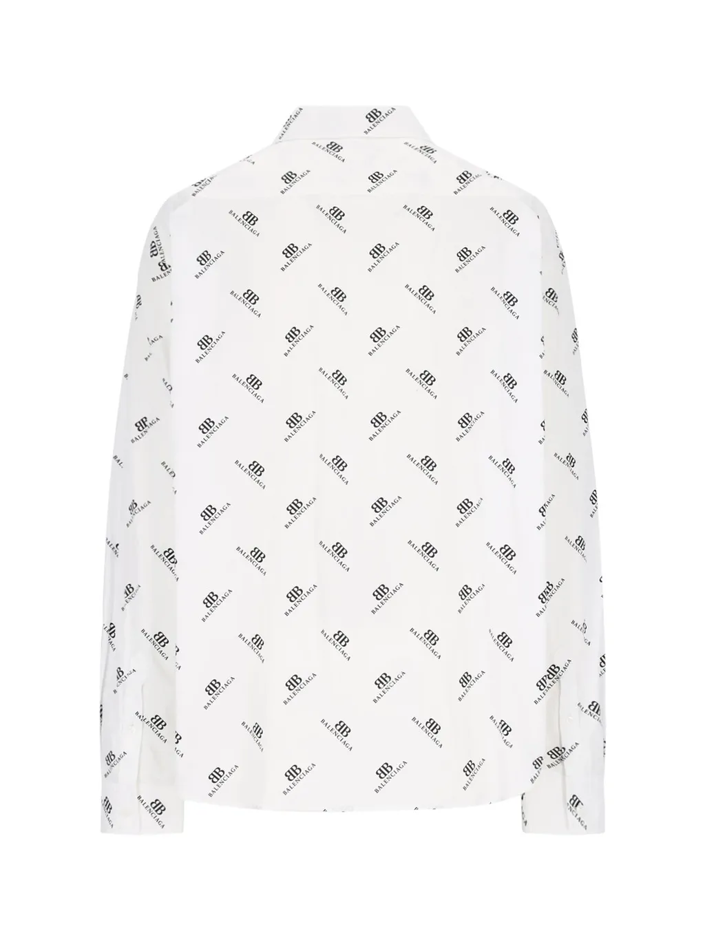 Allover Bb Logo Printed Long-Sleeved Shirt