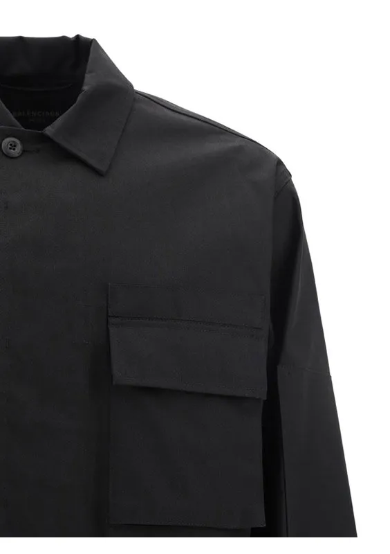Long-Sleeved Cargo Jacket