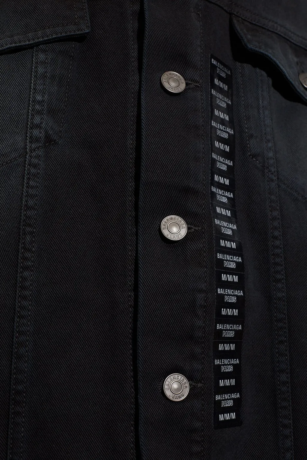 Collared Button-Up Denim Jacket