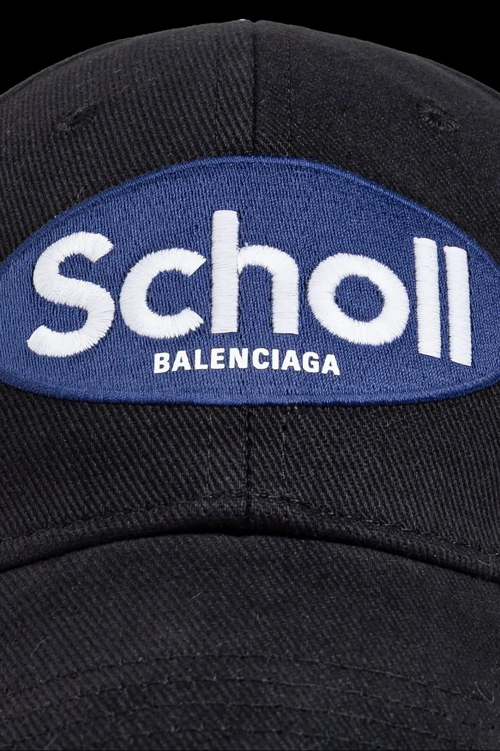 X Scholl Logo Embroidered Baseball Cap