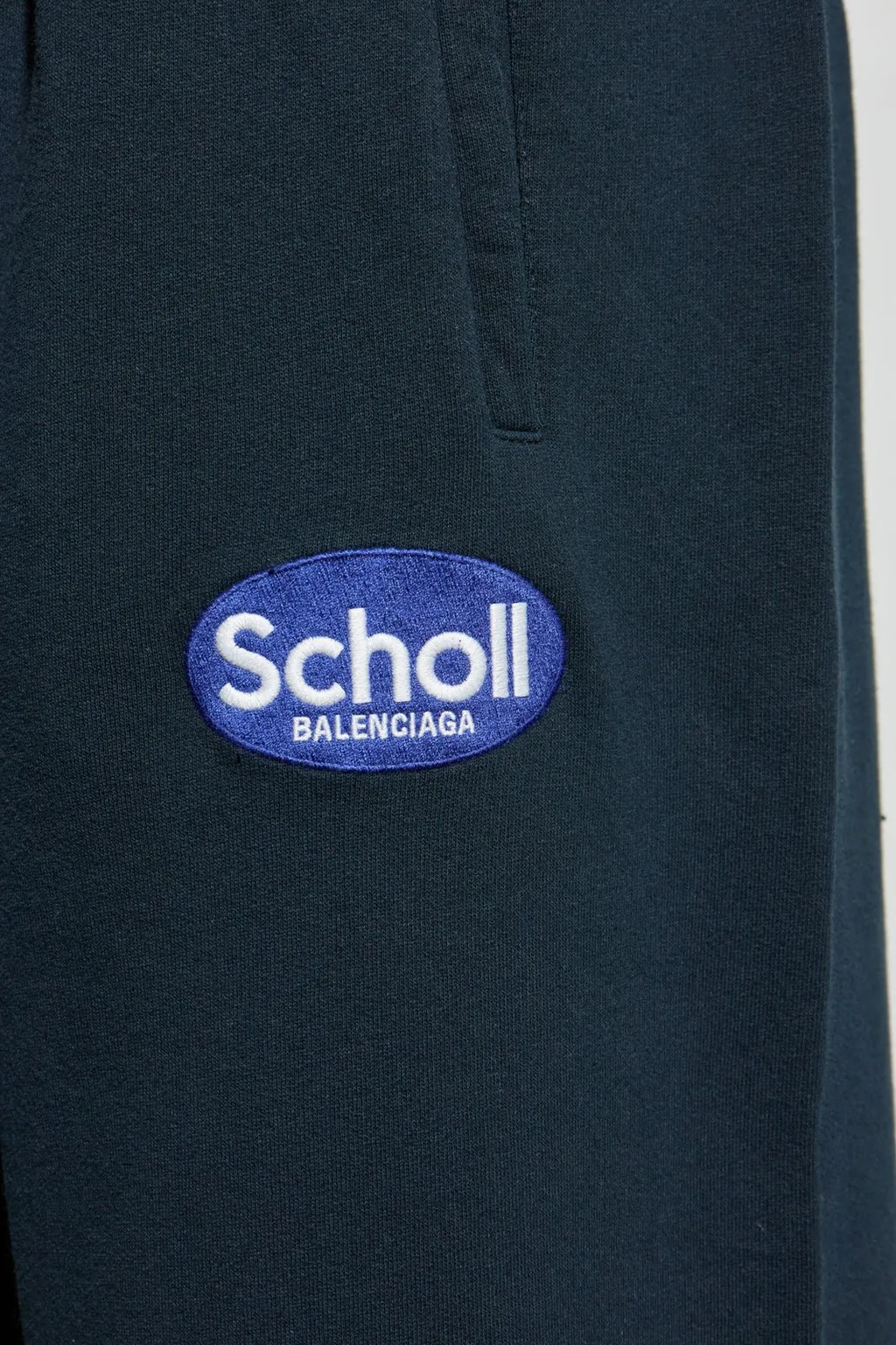 X Scholl Logo Embroidered Pants