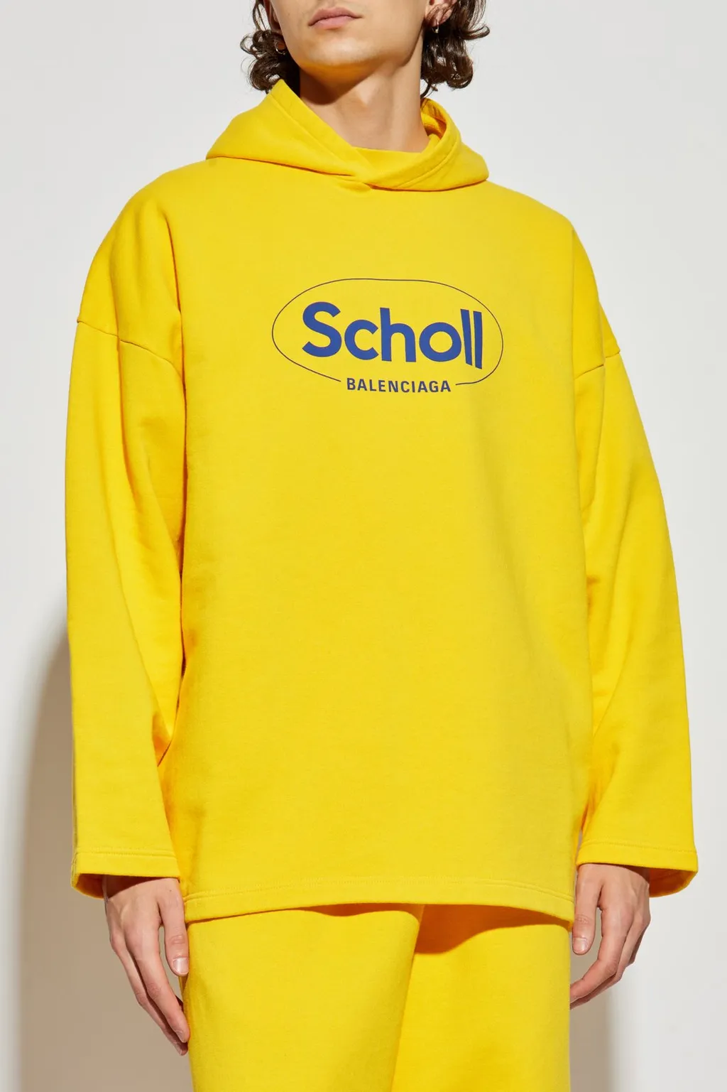 X Scholl Logo Printed Hoodie