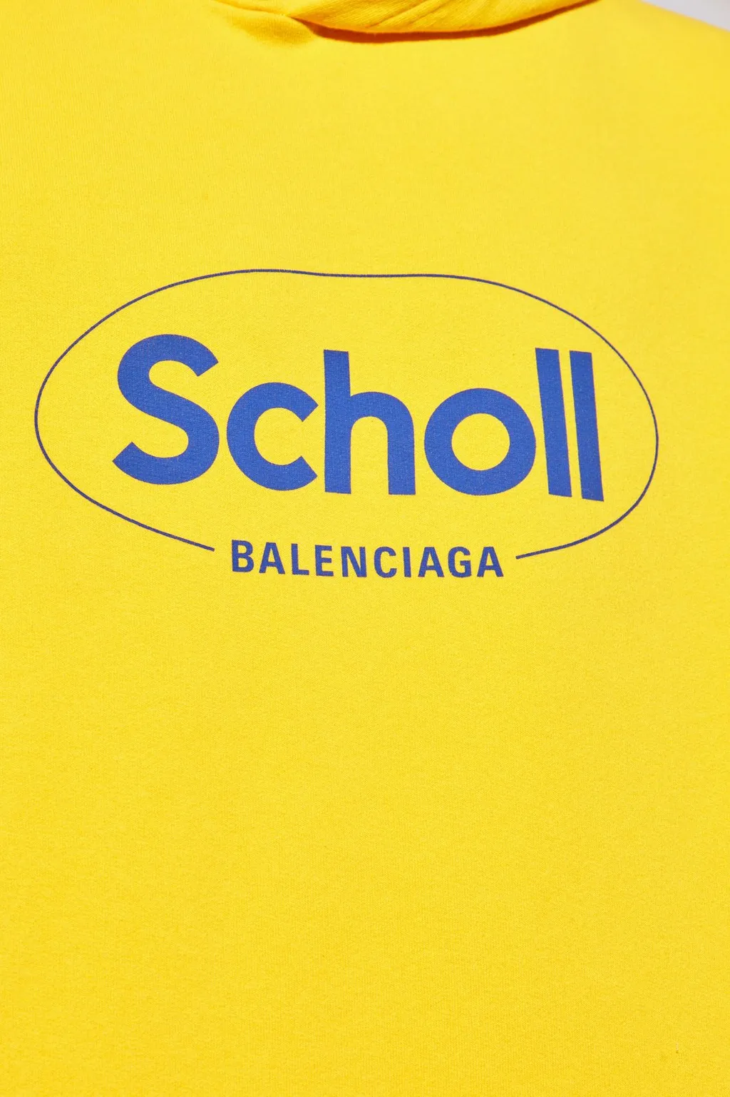 X Scholl Logo Printed Hoodie