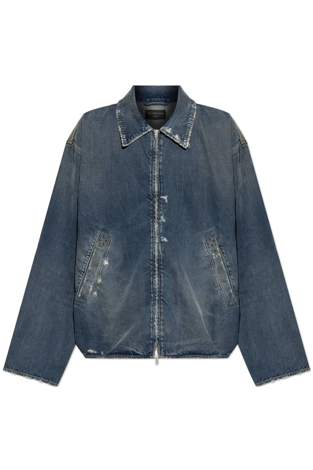 Zip-Up Denim Jacket