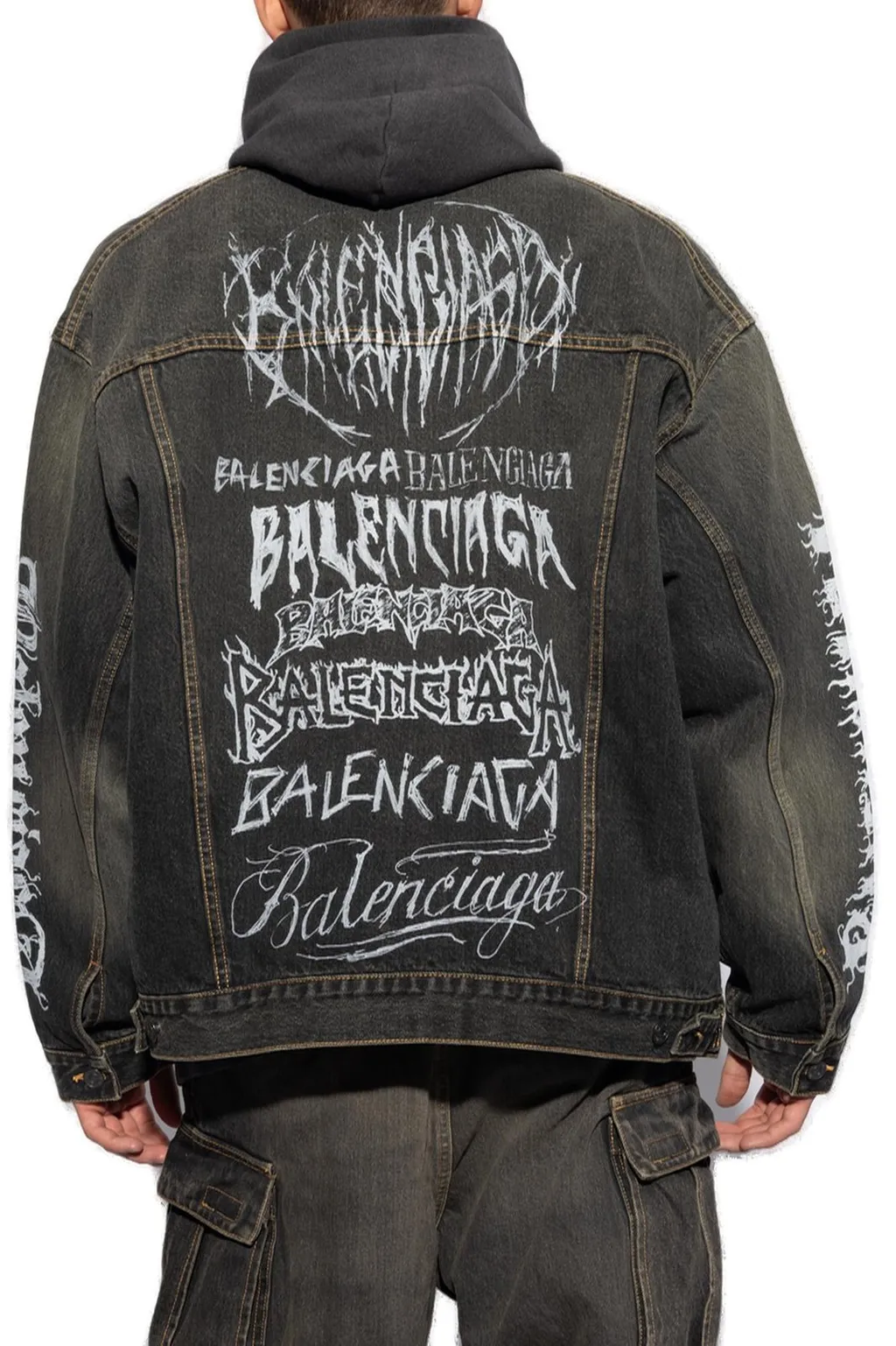 Logo Printed Denim Jacket