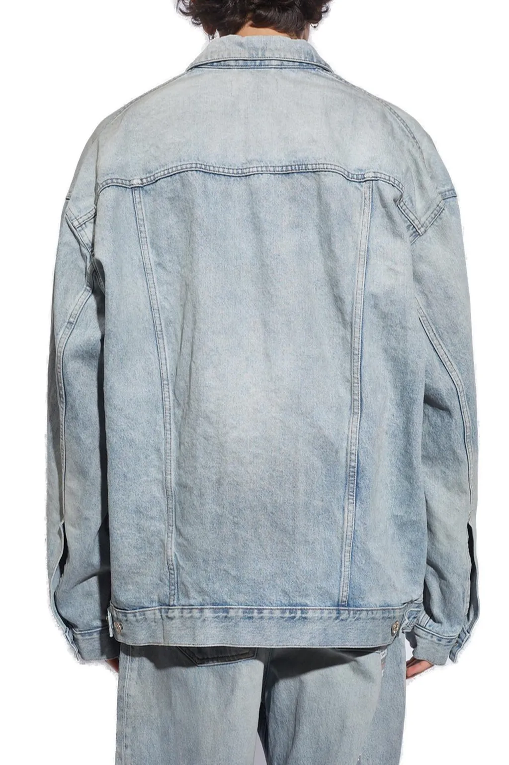 Size Sticker Denim Jacket