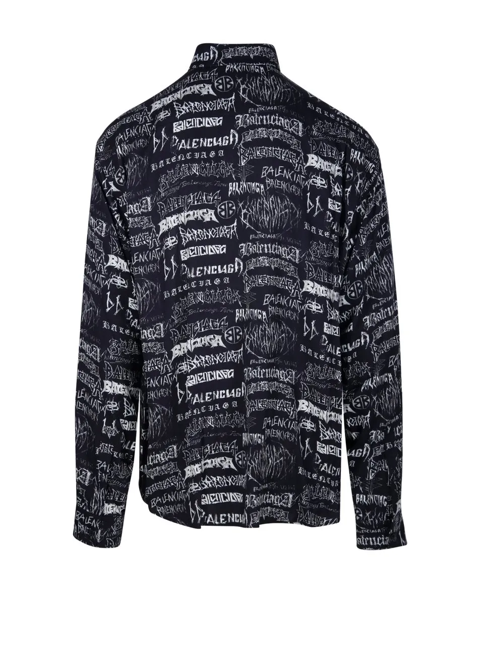 All-Over Logo Long-Sleeve Shirt