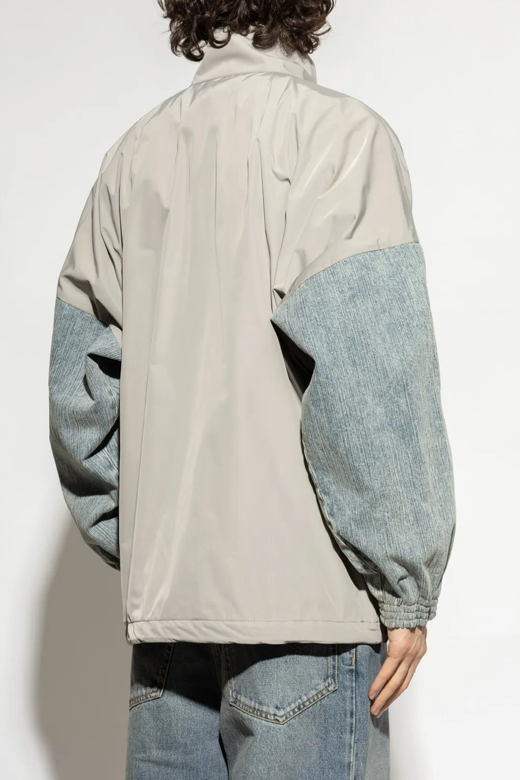 Logo Printed Zipped Jacket