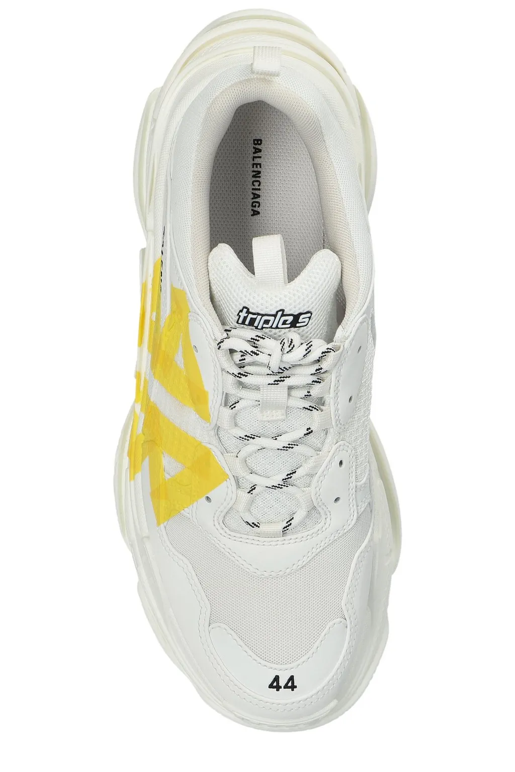 Triple S Tape Type Lace-Up Sneakers