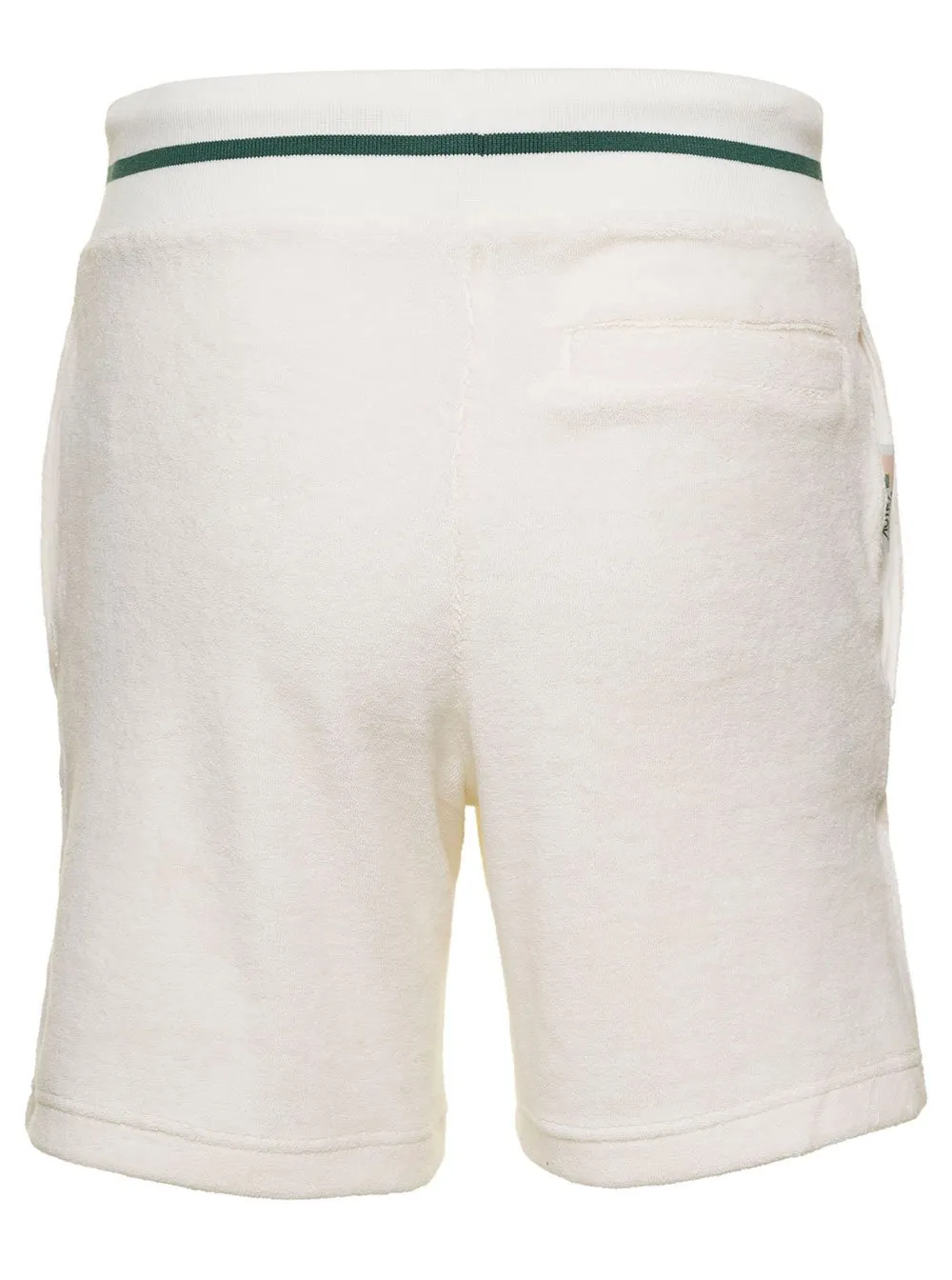 Logo Embroidered Drawstring Shorts