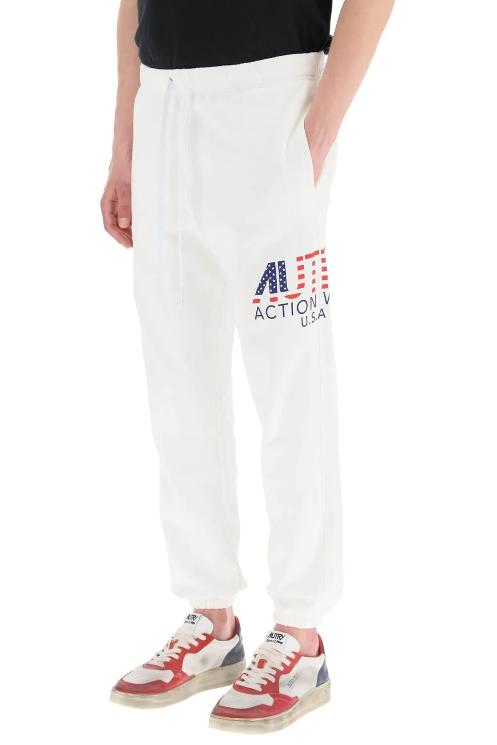 Logo Printed Drawstring Joggings