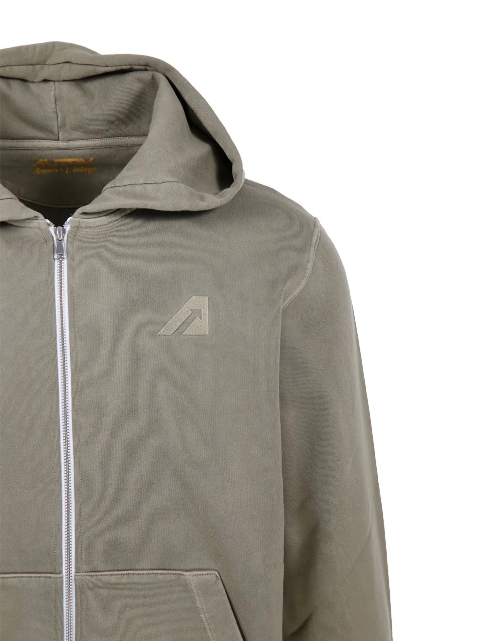 Zip-Up Long-Sleeved Hoodie