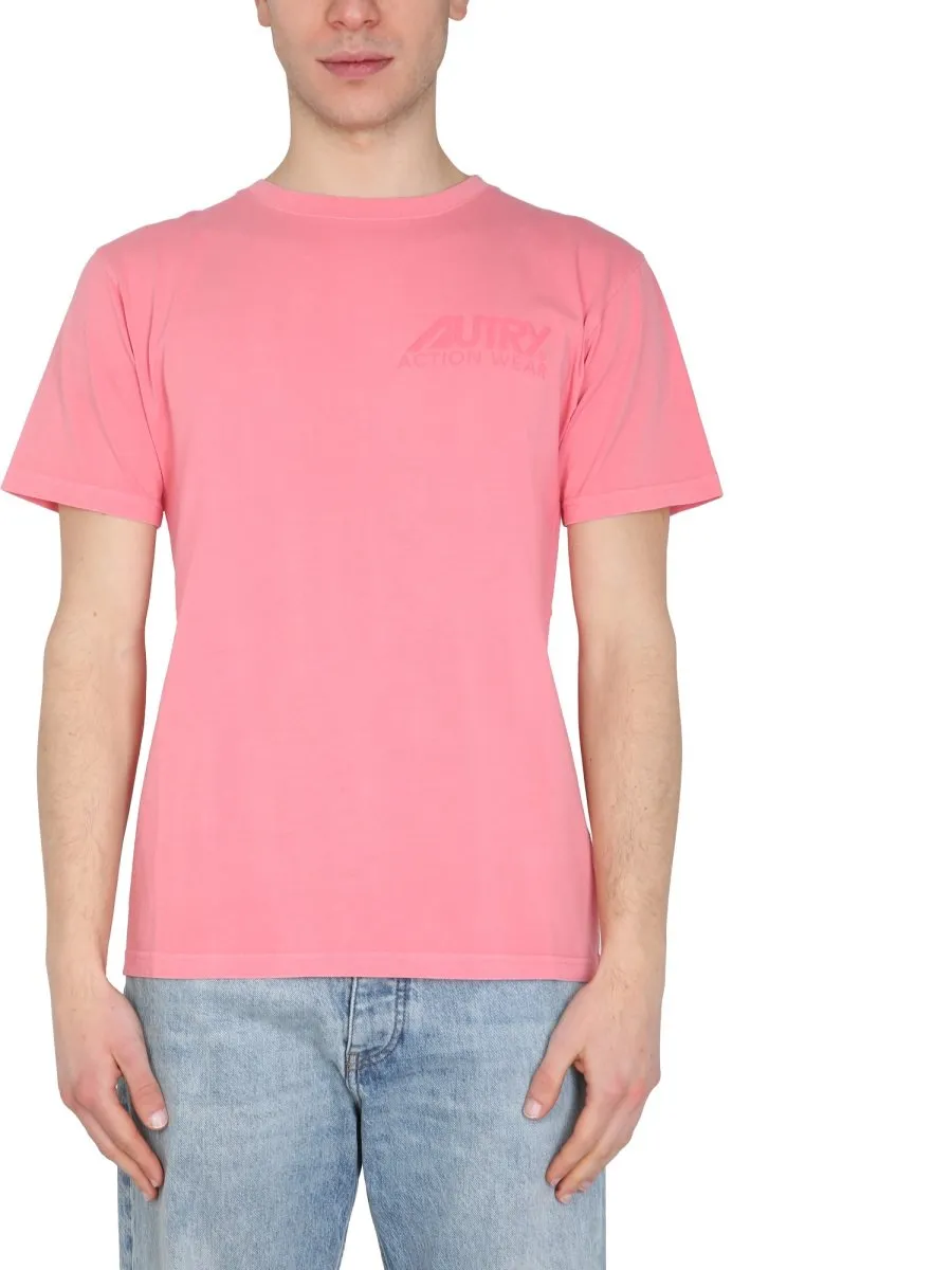 Logo Print Crewneck T-Shirt