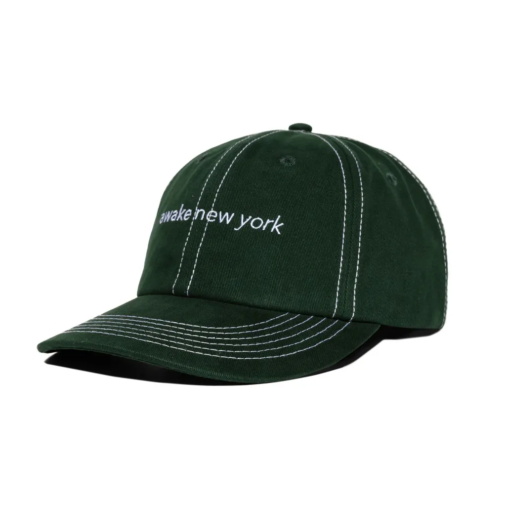 Contrast Stitch 6-Panel Hat