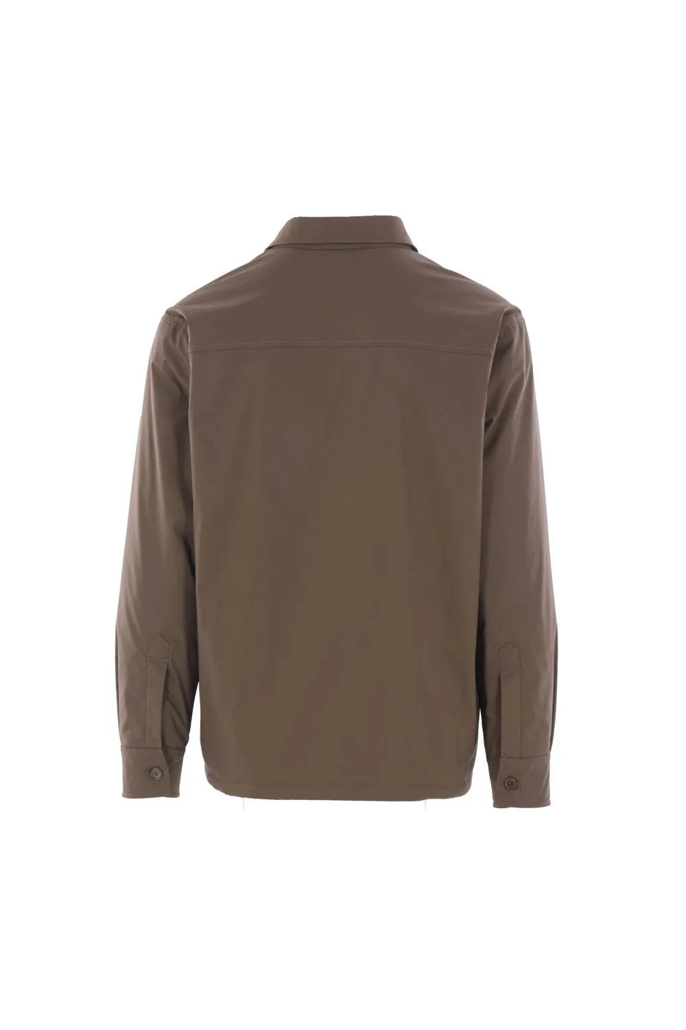 Long-Sleeved Straight-Hem Jacket