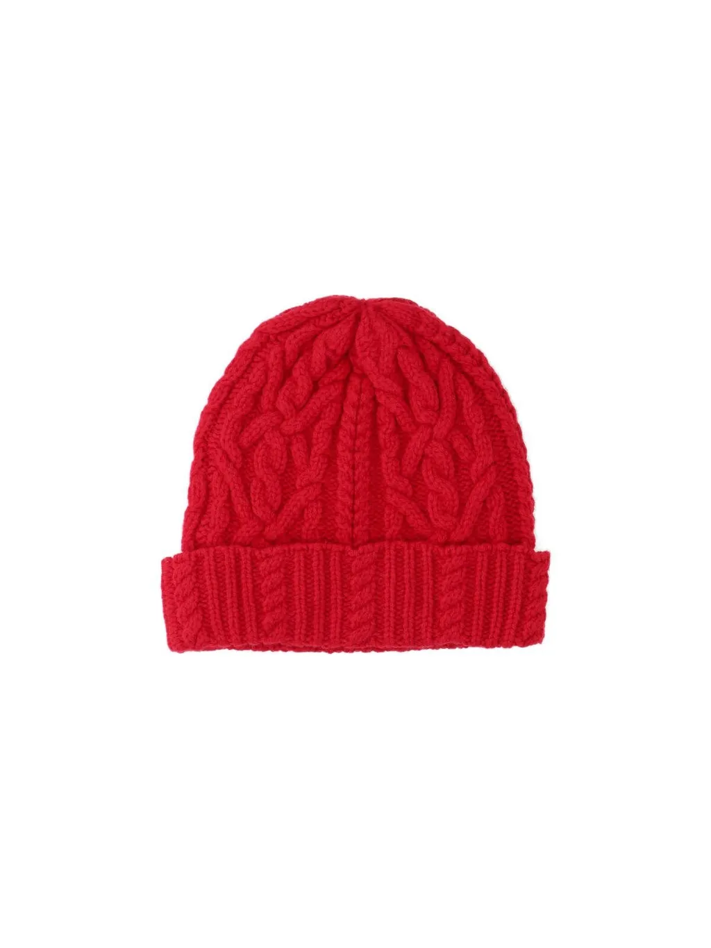Turn-Up Hem Ribbed Beanie