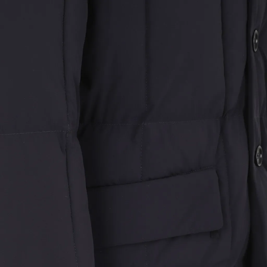 Quilted Button-Up Jacket