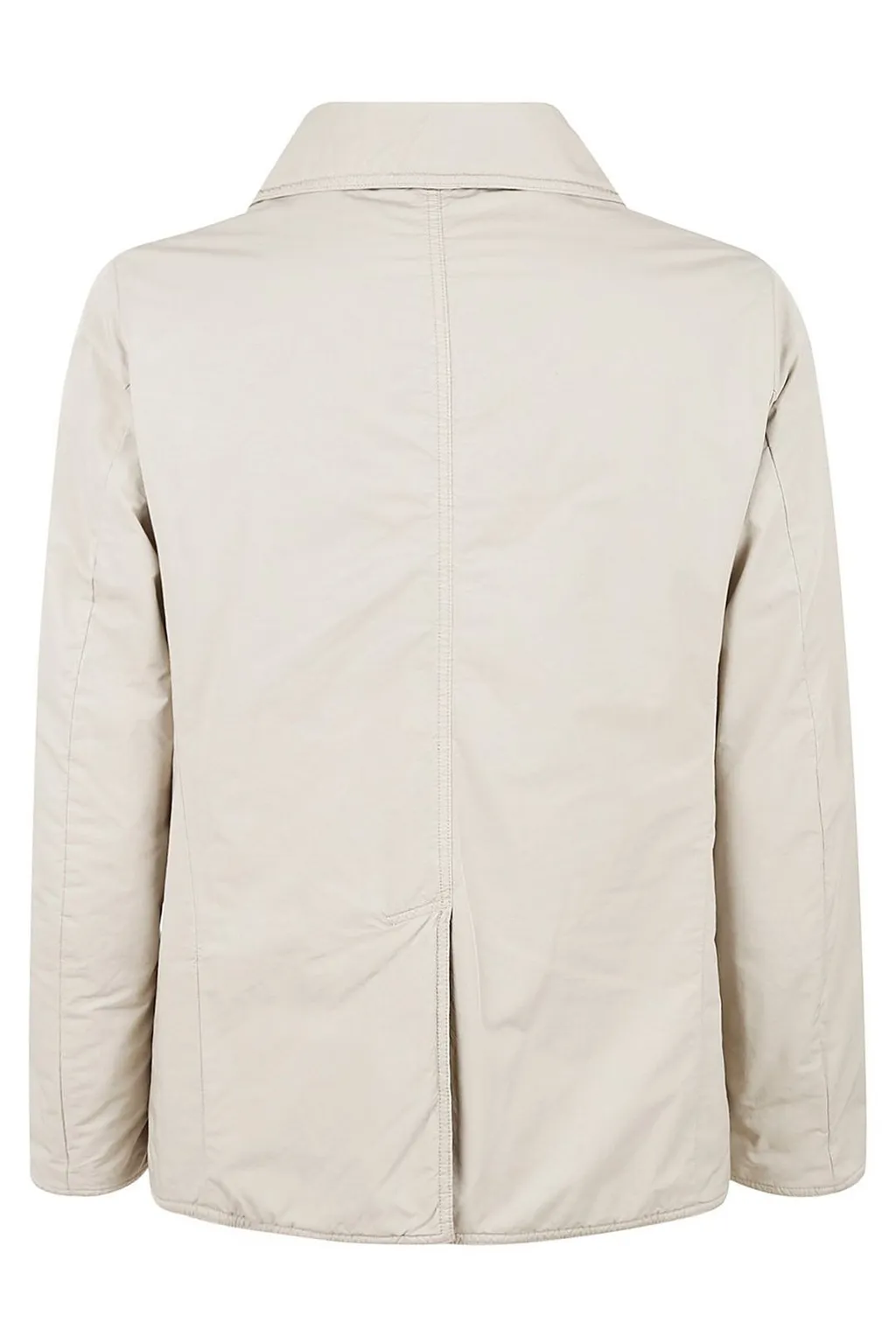 Double-Breasted Straight-Hem Jacket