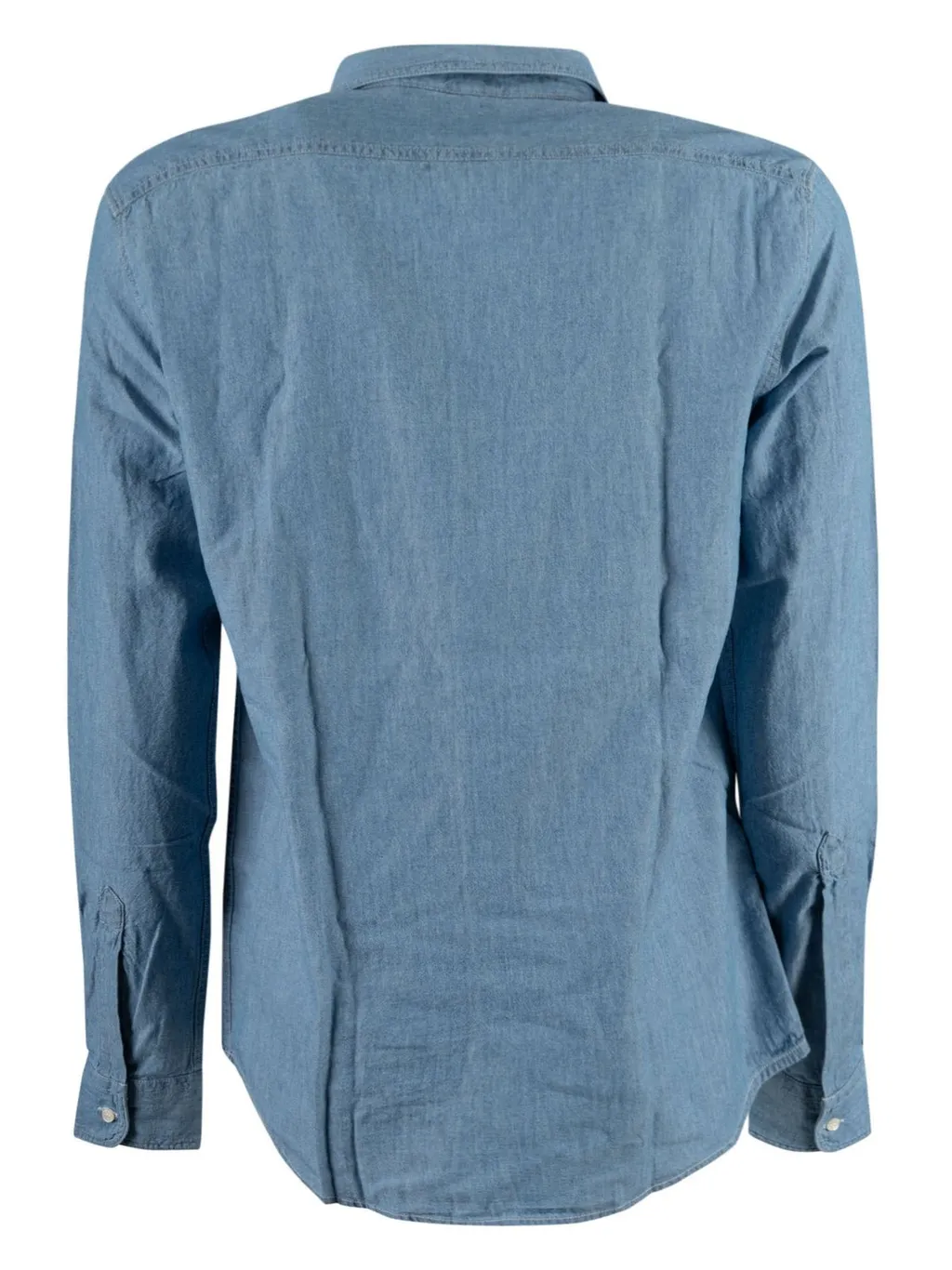Denim Long-Sleeved Shirt