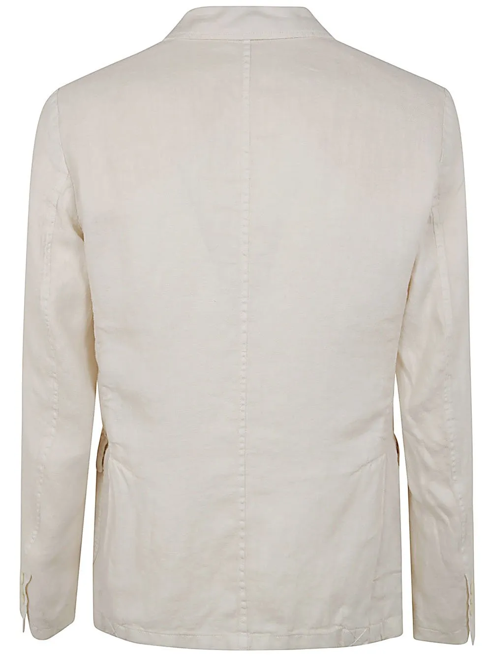 Double-Breasted Twill Blazer