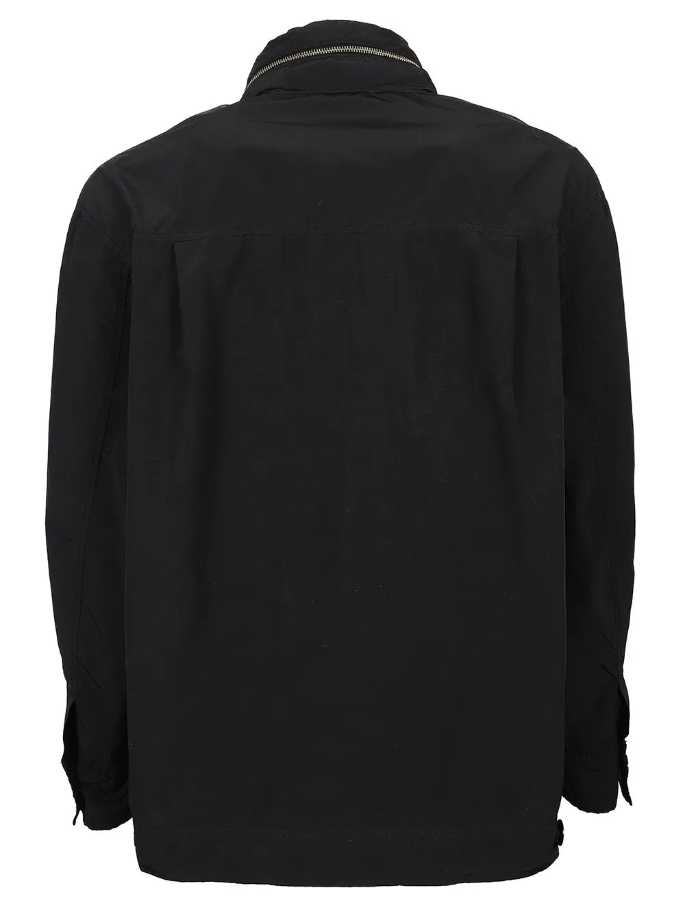 Long-Sleeved Button-Up Coat