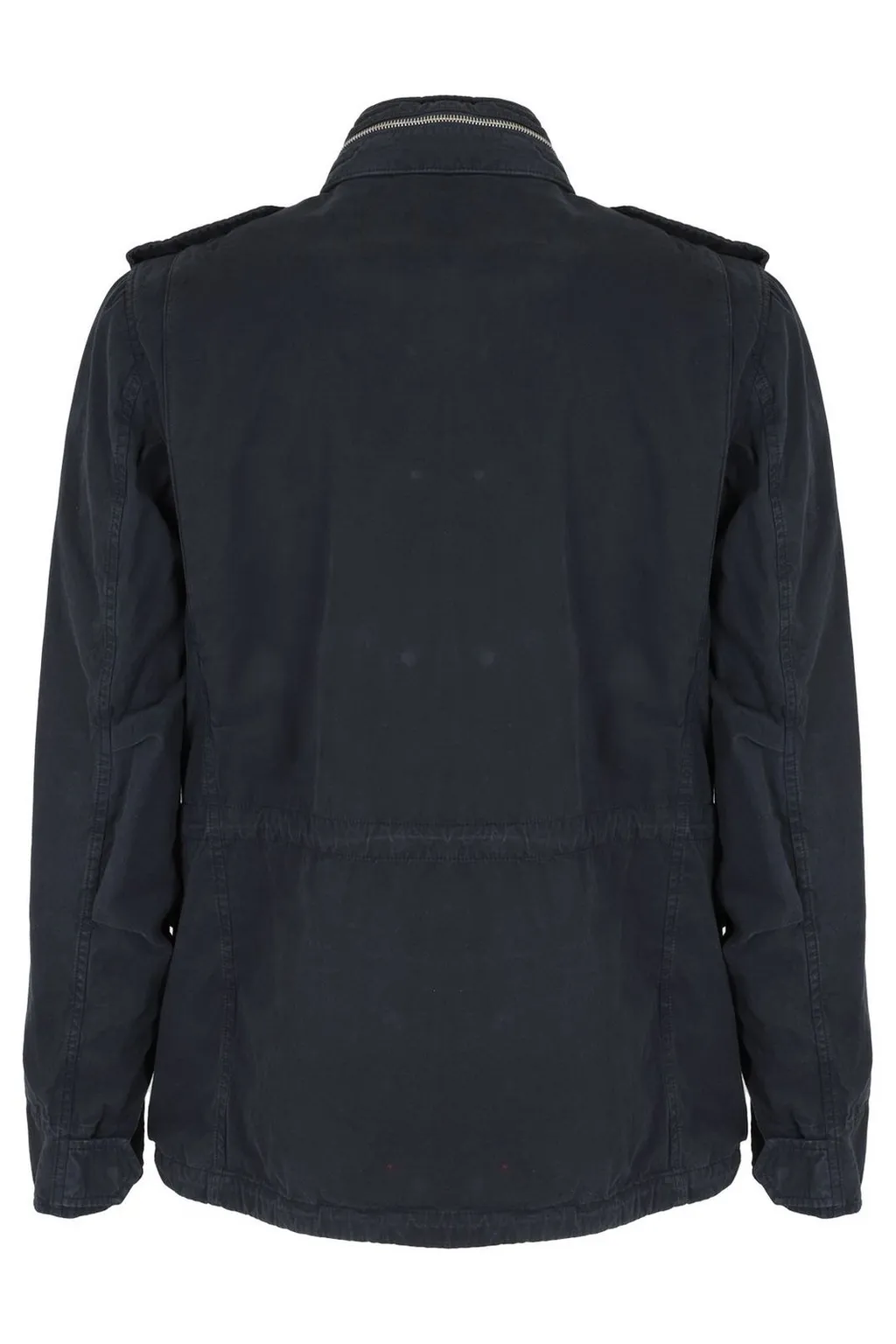 High Neck Straight Hem Windbreaker