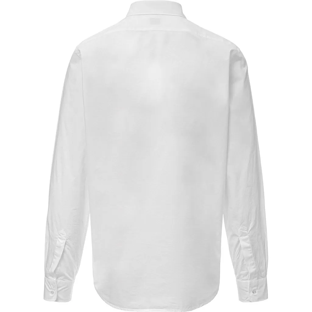 Straight-Point Collared Buttoned Shirt