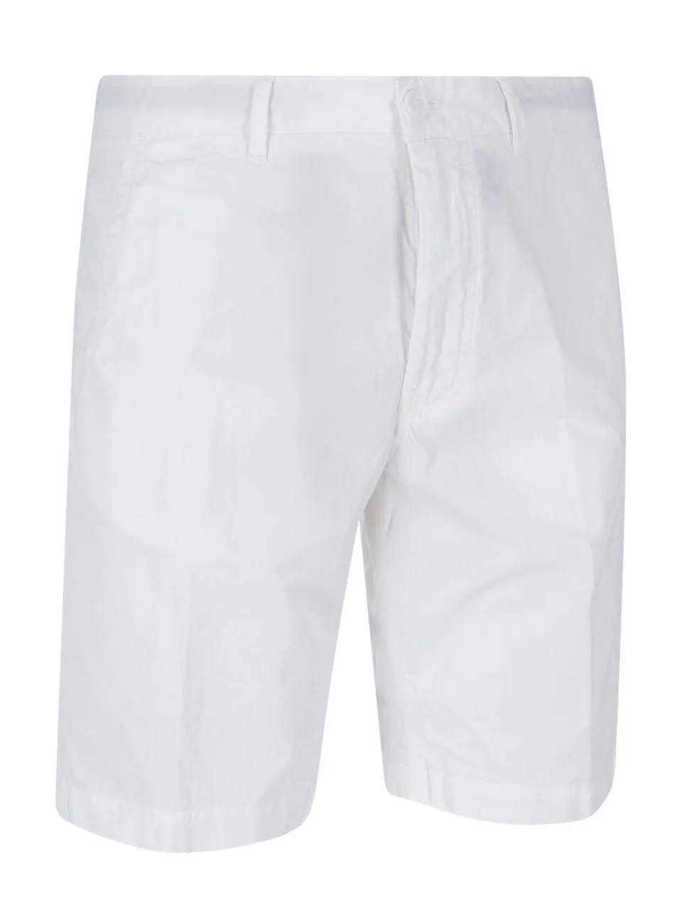 Belt-Looped Slim-Cut Shorts