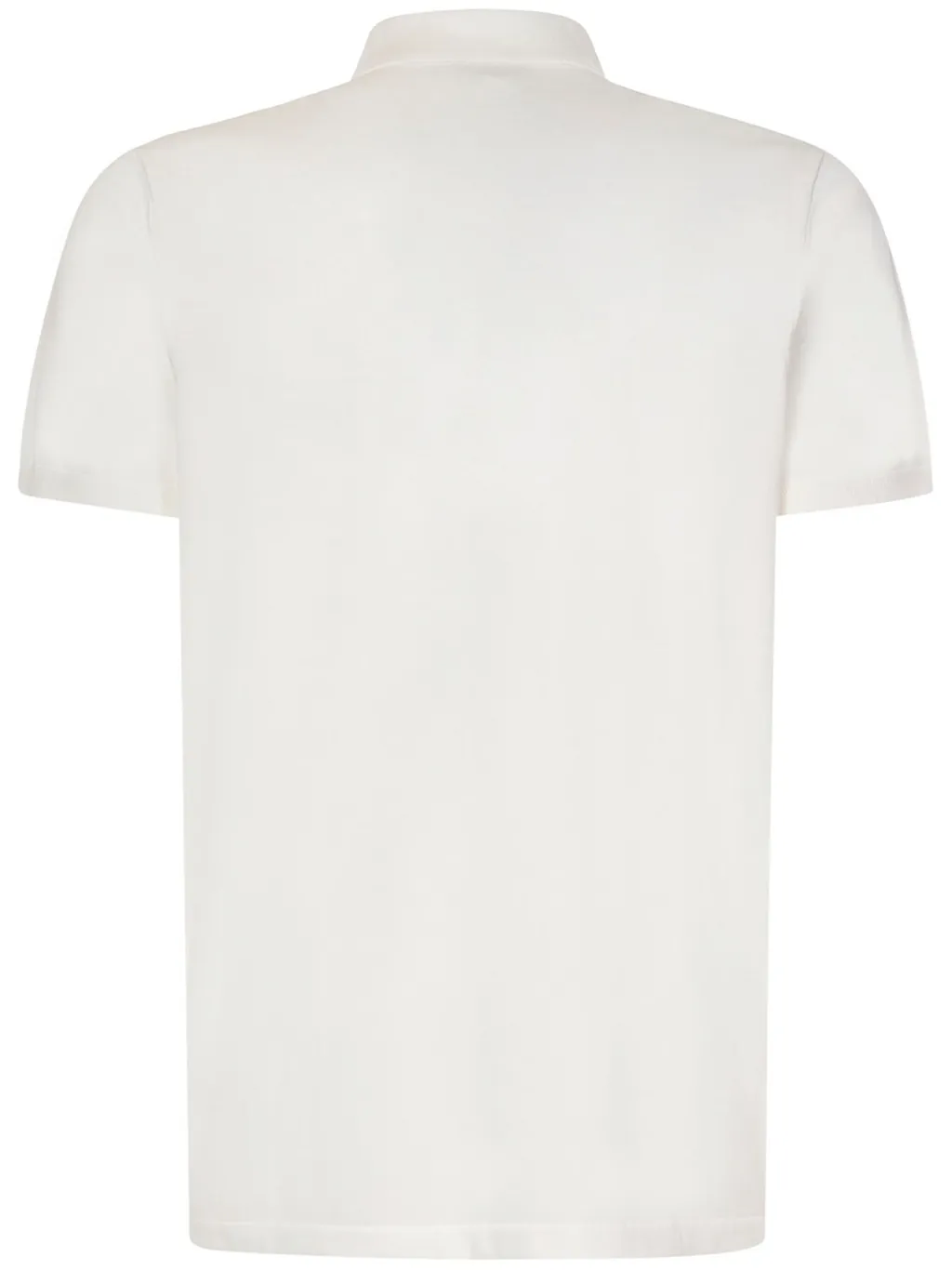 Buttoned Short-Sleeved Polo Shirt